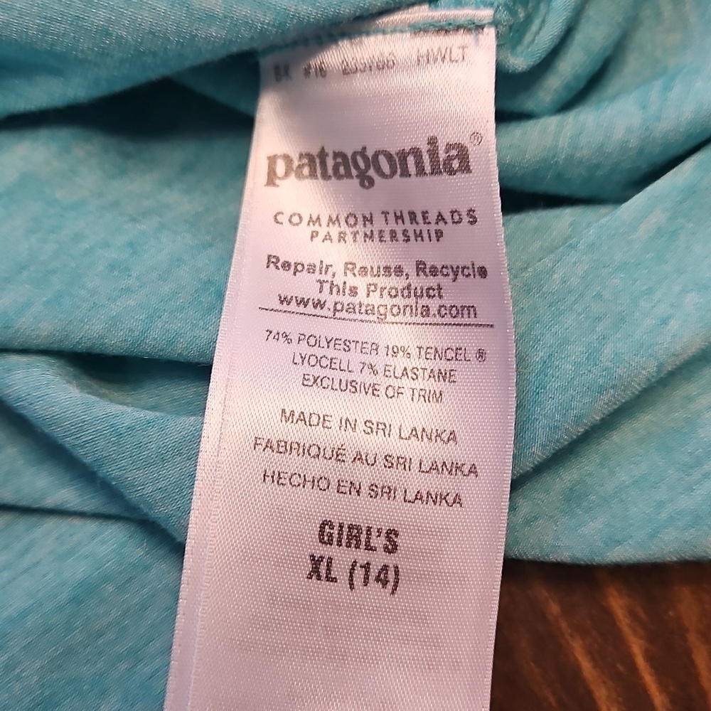 Patagonia Turquoise Girl's Dress - Picture 5 of 10